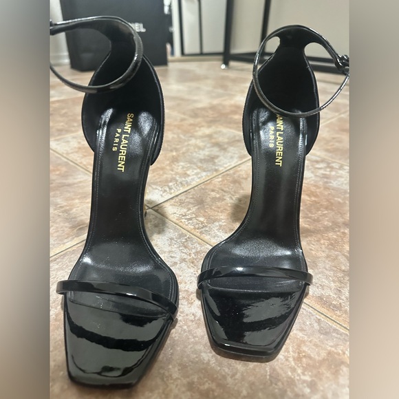 AUTHENTIC YSL Opyum Logo Heels - Picture 3 of 7